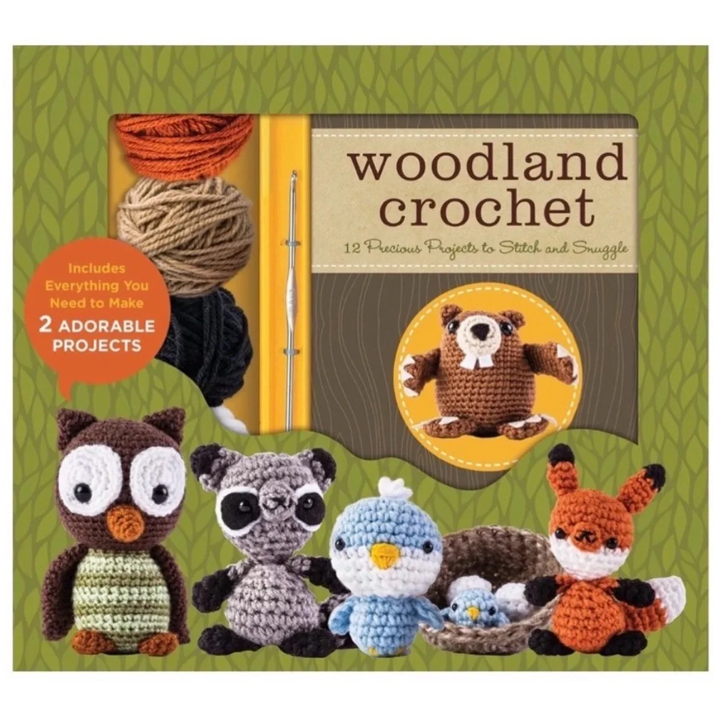 Woodland Crochet Kit - Adorable Animal Projects